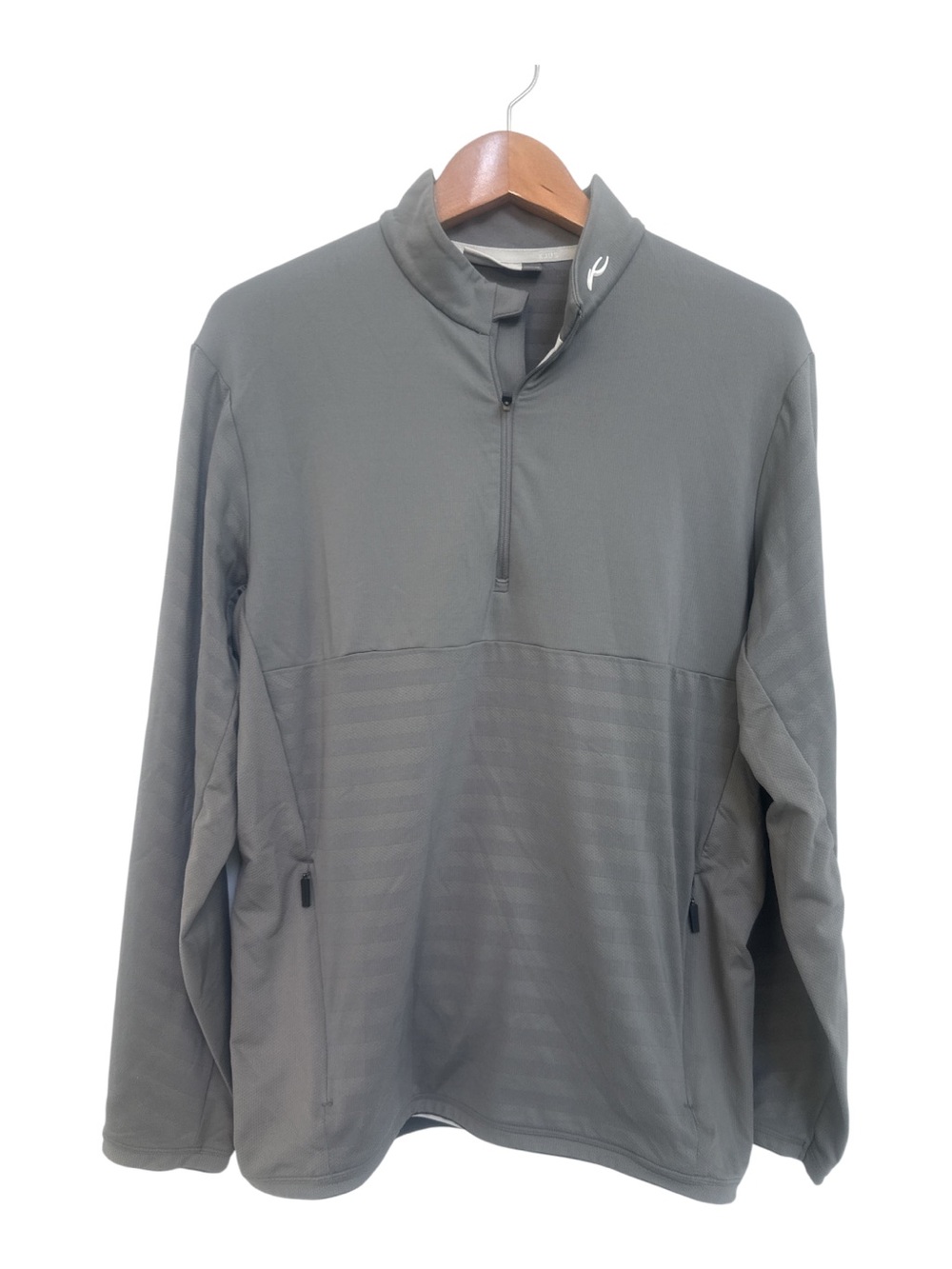 KJUS Men's Gray Quarter-Zip Pullover